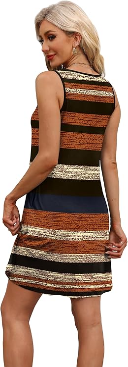 WEESO Womens Summer Dresses Loose U Neck Sleeveless Sundresses Dress with Pockets 717thjwmvfl. ac sy741