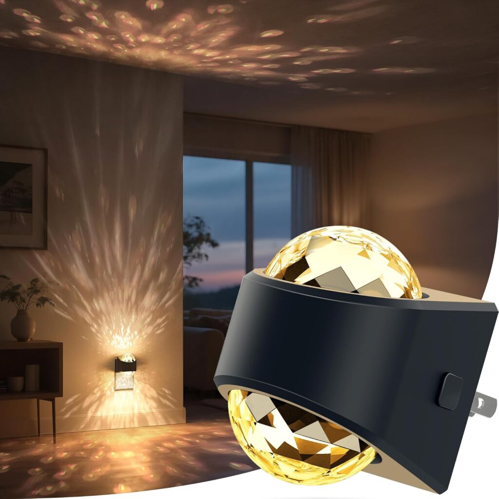 Briignite Night Light, Night Lights Plug into Wall, LED Projector Night Light, Soft White for Bedroom, Dimmable Brightness Dusk to Dawn Nightlight for Kids, Nursery, Bathroom, Home Decor, Gaming Room 71ihesln57l. ac sl1500