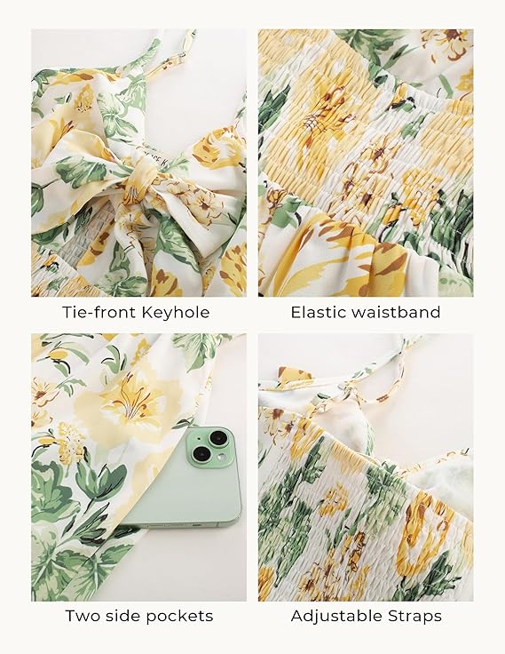 GRACE KARIN Womens Summer Floral Maxi Dresses l Long Flowy Boho Dress l Beach Vacation Sundresses Casual Clothes with Pocket 81ax1wogehl. ac sx569