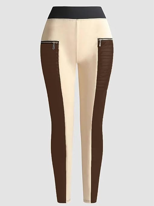 Flamingals Faux Leather Leggings (Patch Zip Pockets) 51jiti634wl. ac sy679