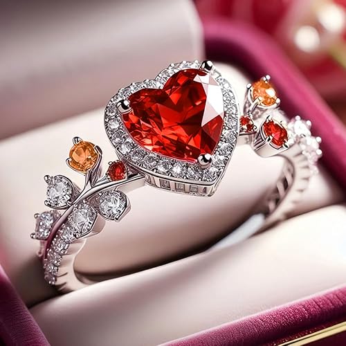 Heart Cubic Zirconia Promise Ring 61wn2qyriil. ac sy500