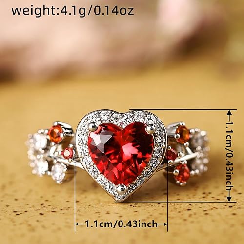 Heart Cubic Zirconia Promise Ring 61agkitnmnl. ac sy500