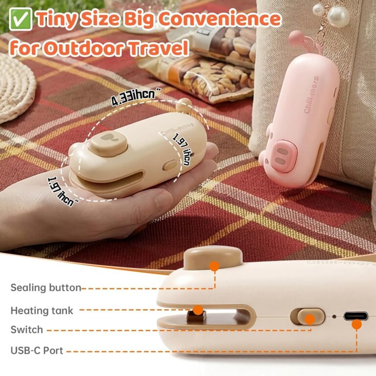 Amazon Kitchen Find: Rechargeable Mini Bag Sealer with Magnet 715ku oc2fl. ac sl1500