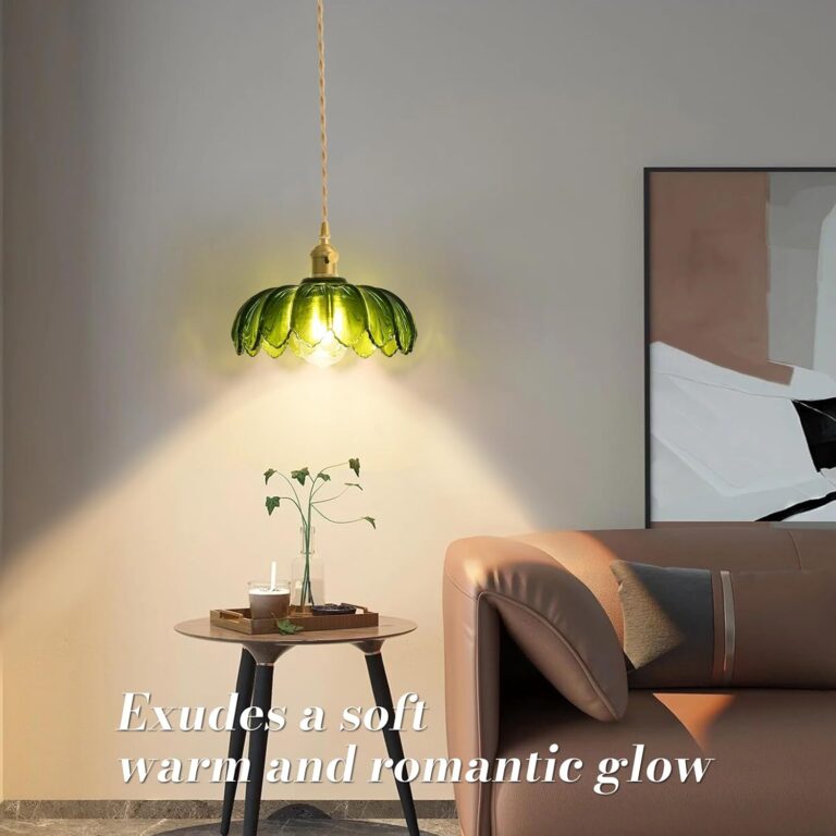 Vintage Green Fluted Glass Plug-In Pendant Light 715nvd3izfl. ac sl1500