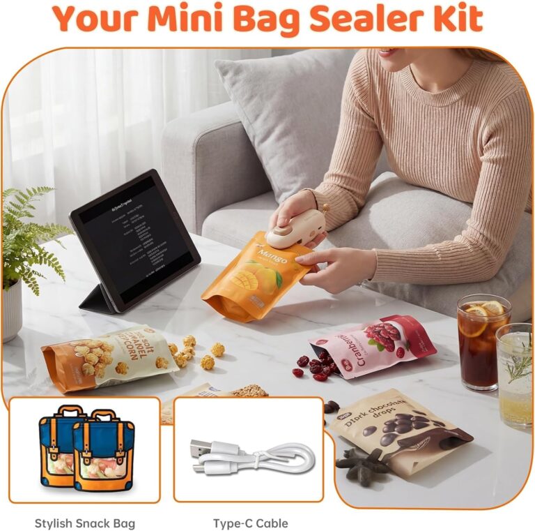 Amazon Kitchen Find: Rechargeable Mini Bag Sealer with Magnet 71hlpxk4pkl. ac sl1500