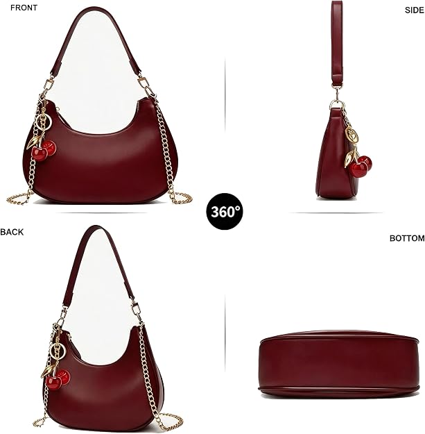Wine Red Hobo Cherry Purse (Retro Clutch) 71hvkziugpl. ac sy625