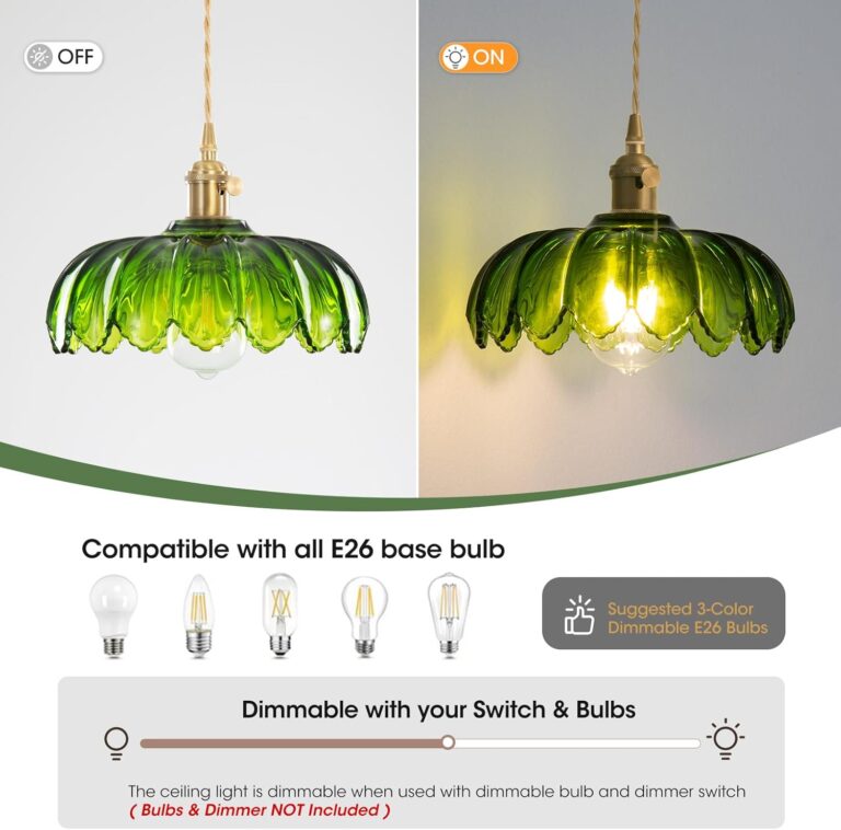 Vintage Green Fluted Glass Plug-In Pendant Light 71k9ik9bx+l. ac sl1500