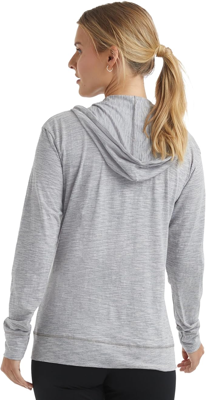 Women's Zip-Up Hoodie | Hanes Slub Knit Hoodie, Lightweight Cotton Jacket, Casual Layering Top 71ukzcgishl. ac sx679