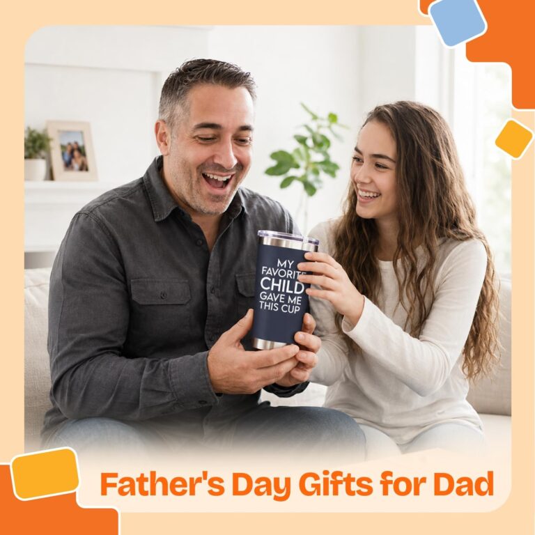 Fathers Day Gift From Kids - Dad Birthday Gift Idea 20 Oz Tumbler 71zbwbeihdl. ac sl1500