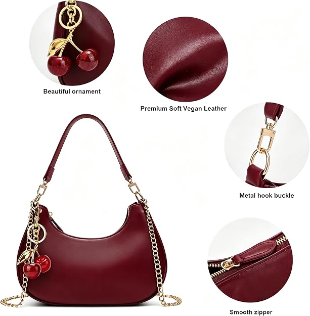 Wine Red Hobo Cherry Purse (Retro Clutch) 71f0fpawobl. ac sy625