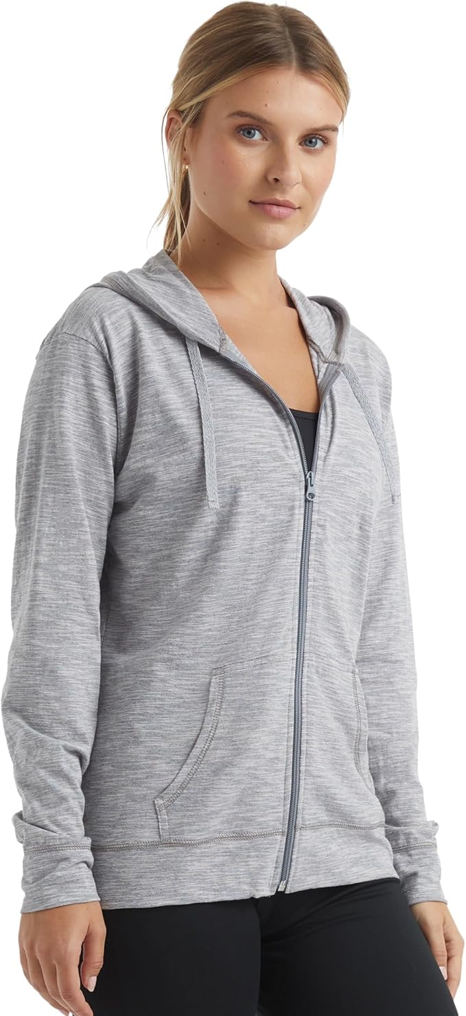 Women's Zip-Up Hoodie | Hanes Slub Knit Hoodie, Lightweight Cotton Jacket, Casual Layering Top 71h2x8928tl. ac sx679