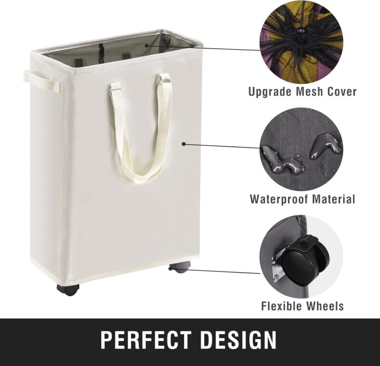 Slim Rolling Laundry Hamper with Easy-Carry Strap 71zu0b0lfpl. ac sl1500