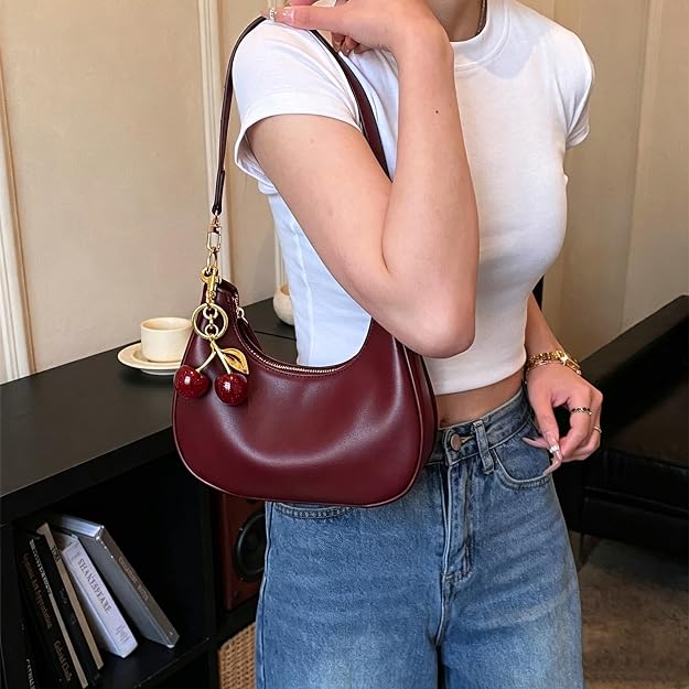 Wine Red Hobo Cherry Purse (Retro Clutch) 81b9jpofsml. ac sy625