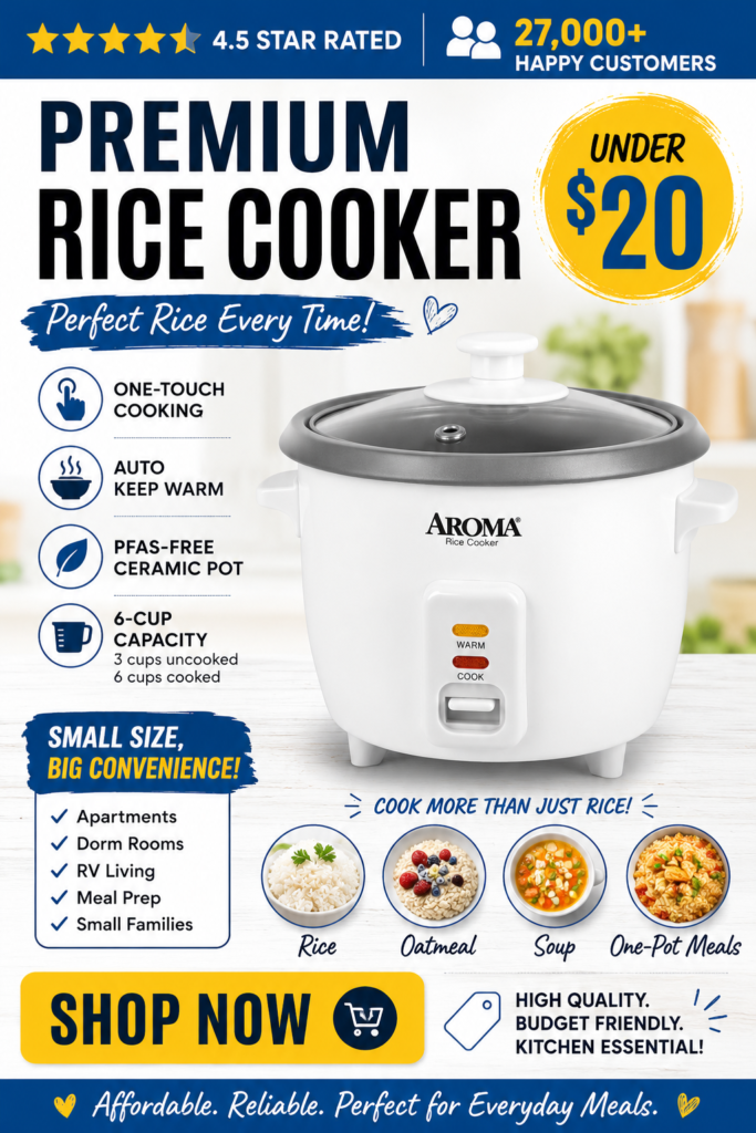 Budget-Friendly Rice Cooker That Makes Cooking Effortless aroma rice cooker