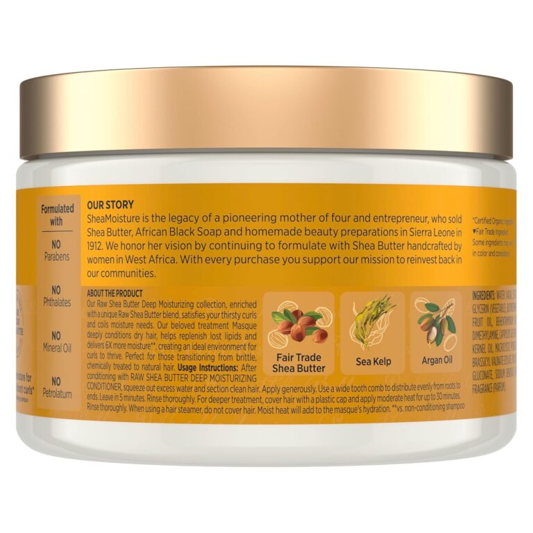 Shea Moisture Raw Shea Butter Deep Treatment Masque 81xeqfqekjl. sl1500